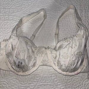 White Floral Bikini with Adjustable Straps